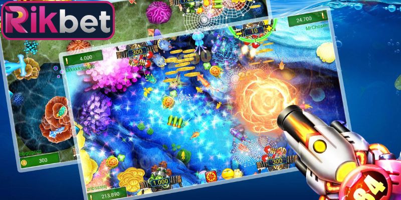 Jackpot Fishing Tại Rikbet - Tựa Game Bắn Cá Đỉnh Cao 4 Chiến thuật tập trung theo đàn khi tham gia Jackpot Fishing