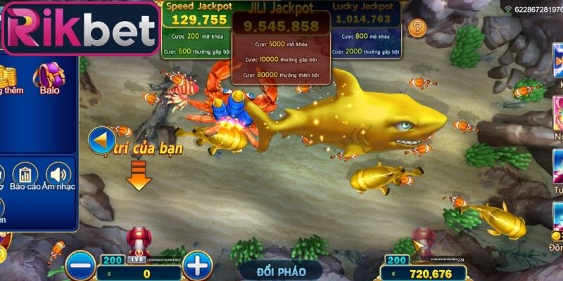 Jackpot Fishing Tại Rikbet - Tựa Game Bắn Cá Đỉnh Cao 2 Sơ lược Jackpot Fishing