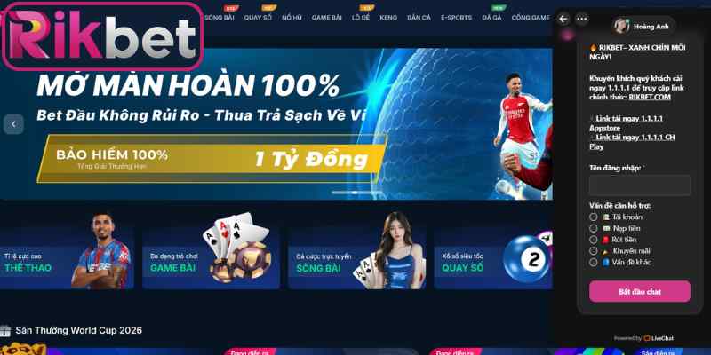 Liên hệ Rikbet 3 Liên hệ Rikbet cùng những kênh hỗ trợ nhanh chóng